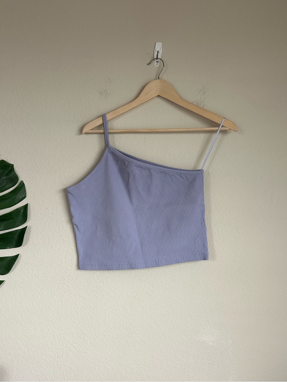 Madewell Crop Rib One Shoulder Tank